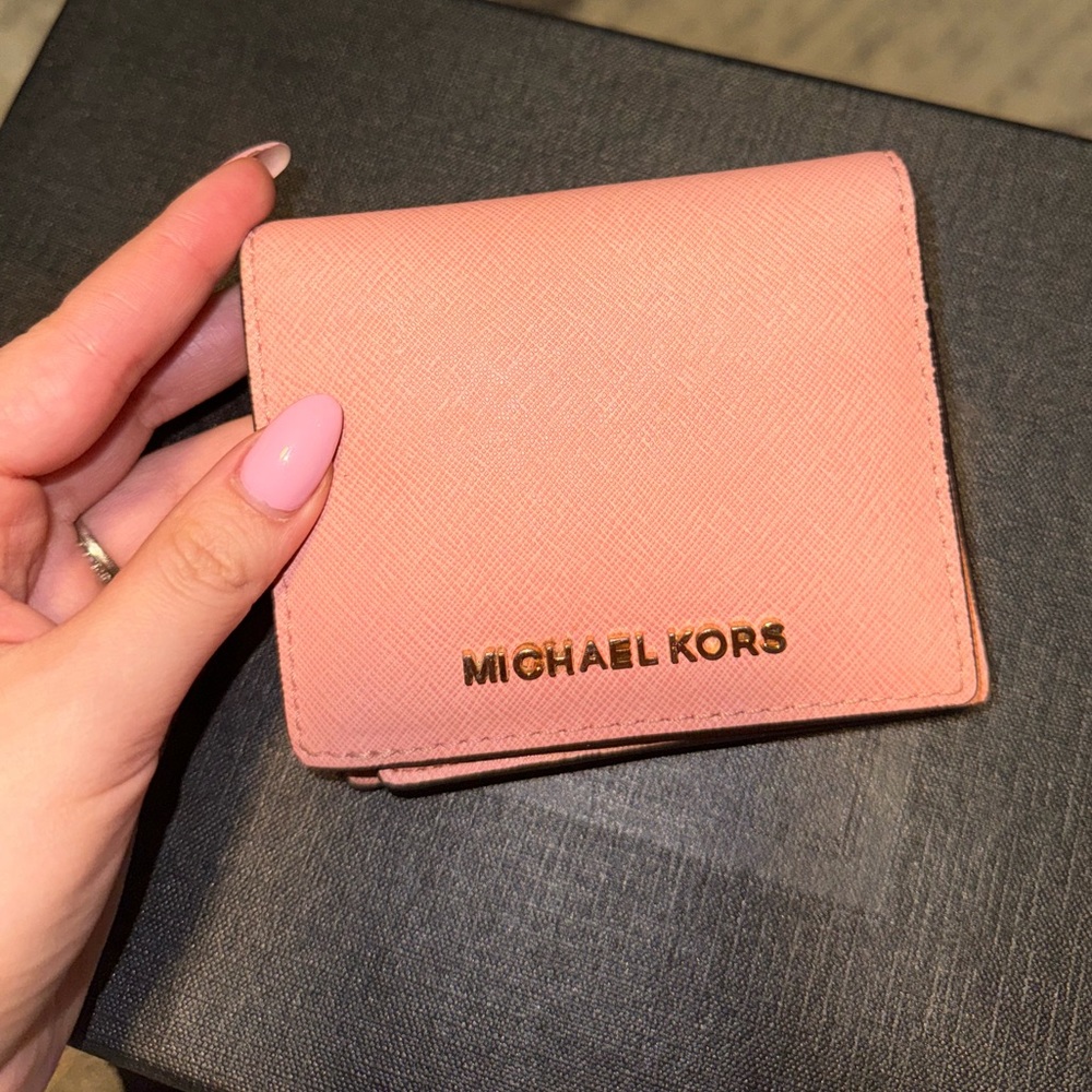 Pink Michael kors wallet